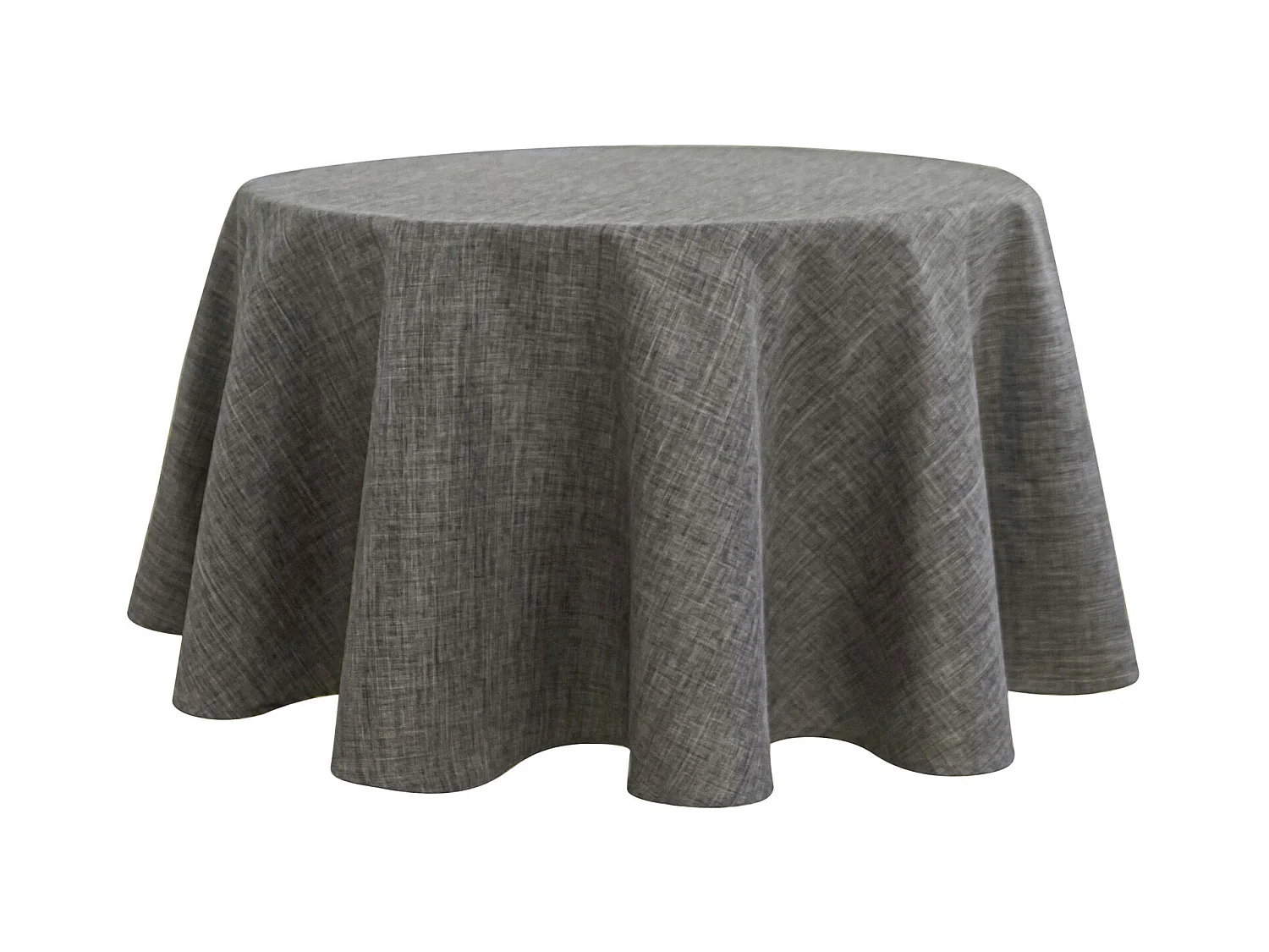 Nappe ronde infroissable et anti-tâches