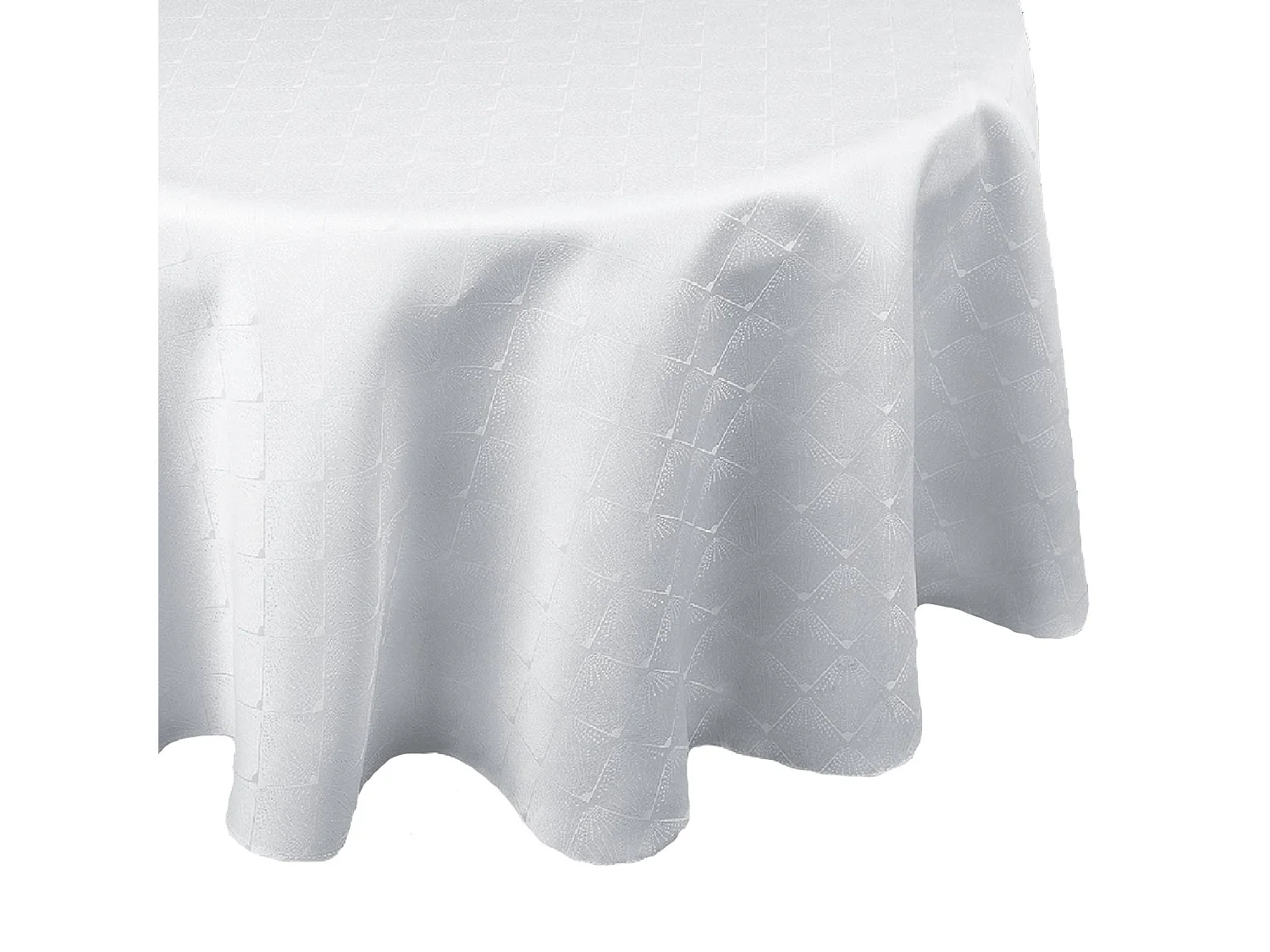 Nappe ronde extérieure esprit bord de mer