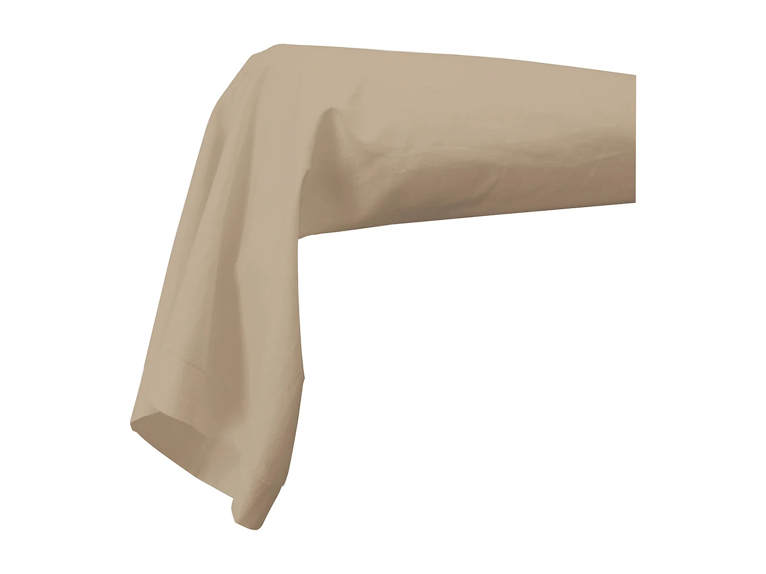 Housse de traversin percale 86 x 140 cm unie