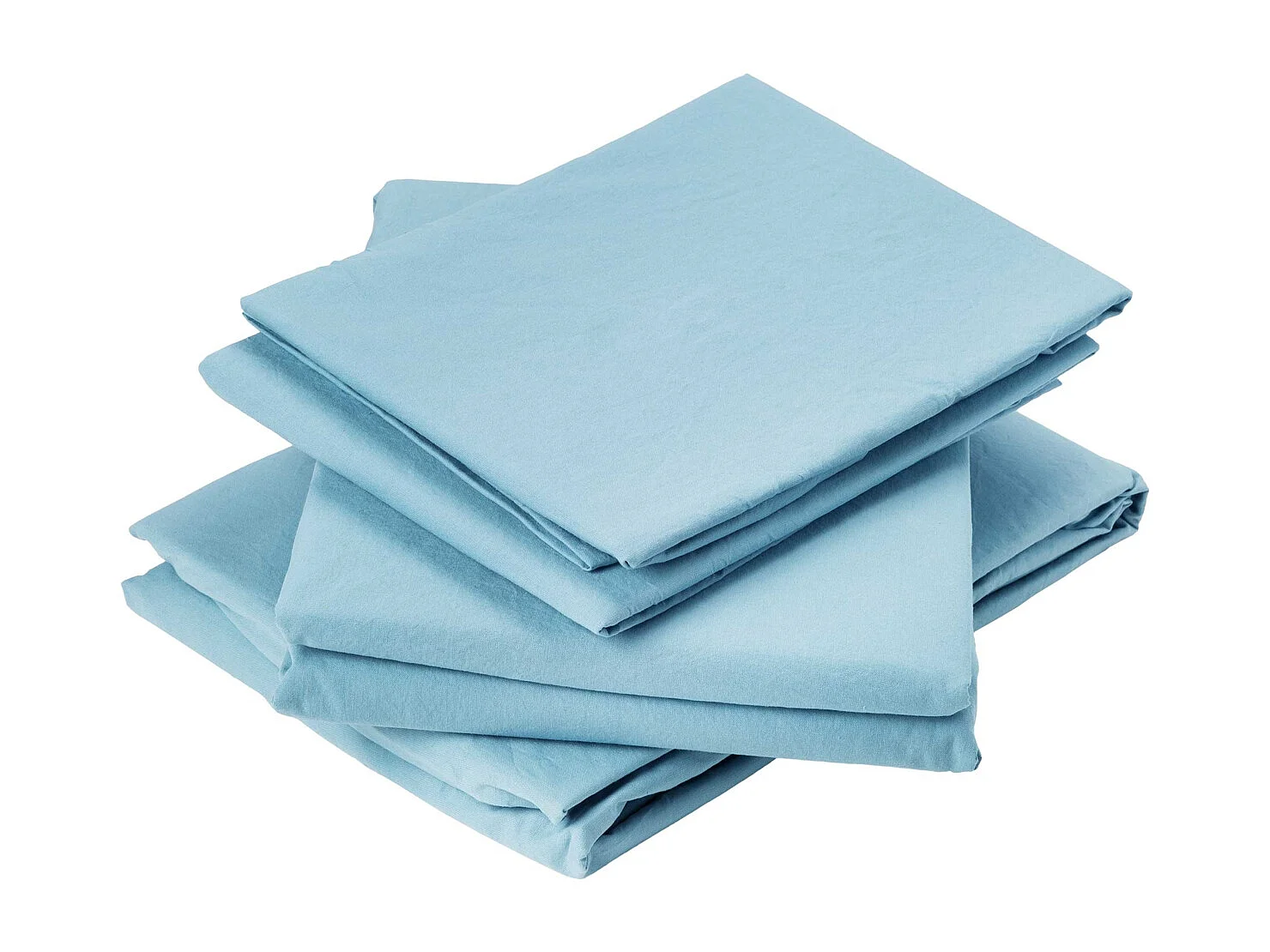 Drap Plat en Coton Lavé