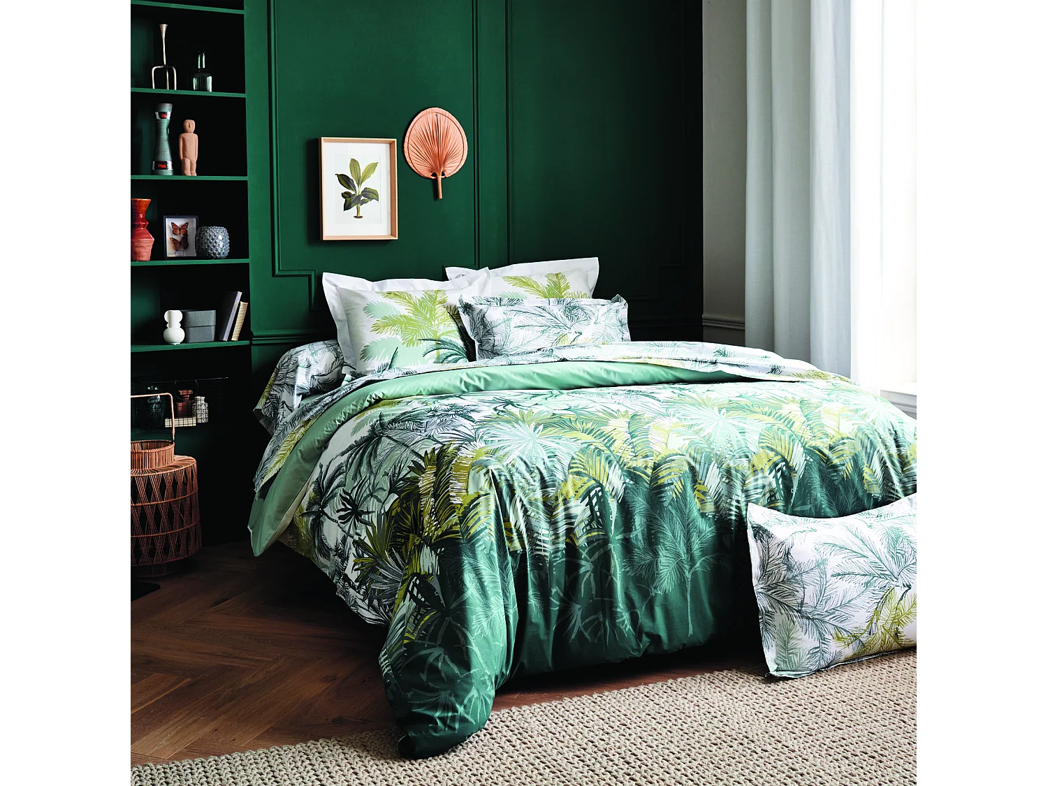 Drap plat style colonial