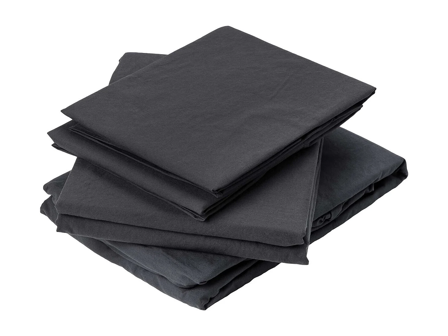 Drap Plat en Coton Lavé