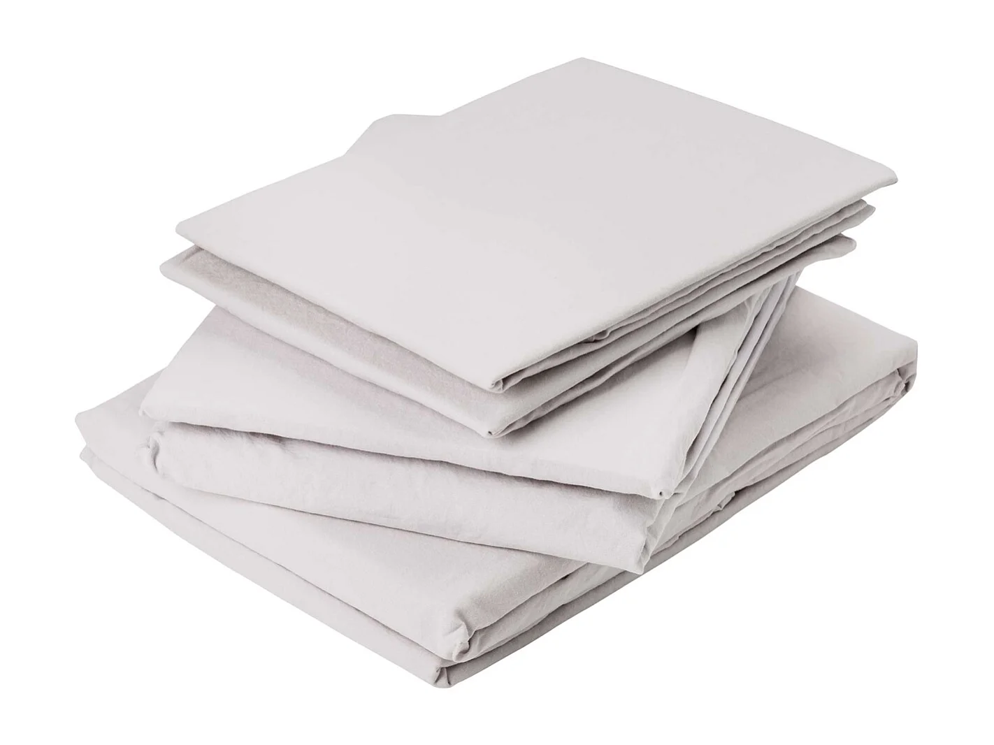 Drap Plat en Coton Lavé