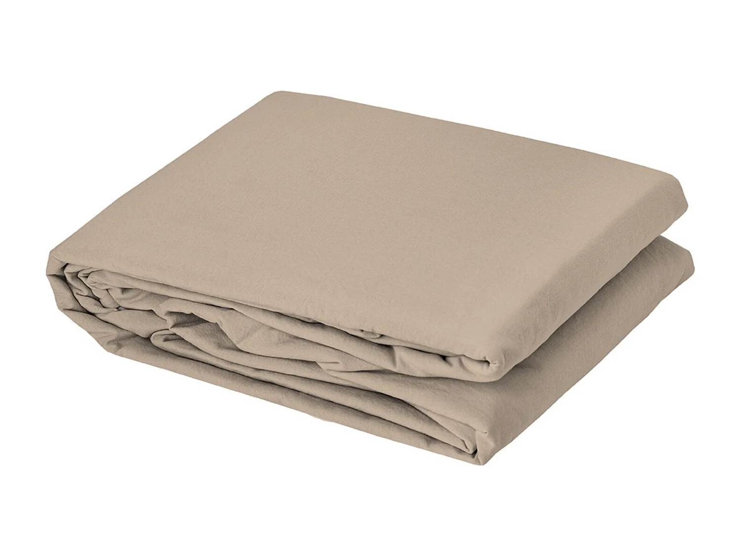 Drap Plat en Coton Lavé