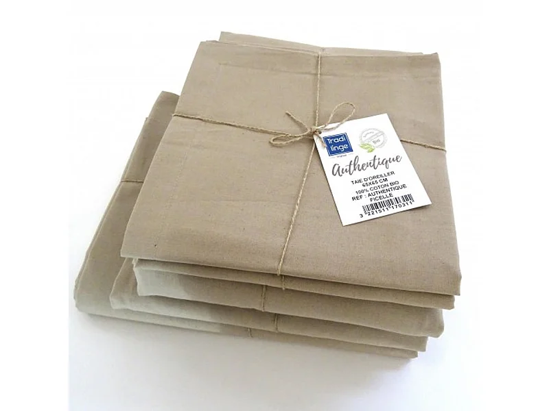 Drap plat en 100% coton biologique