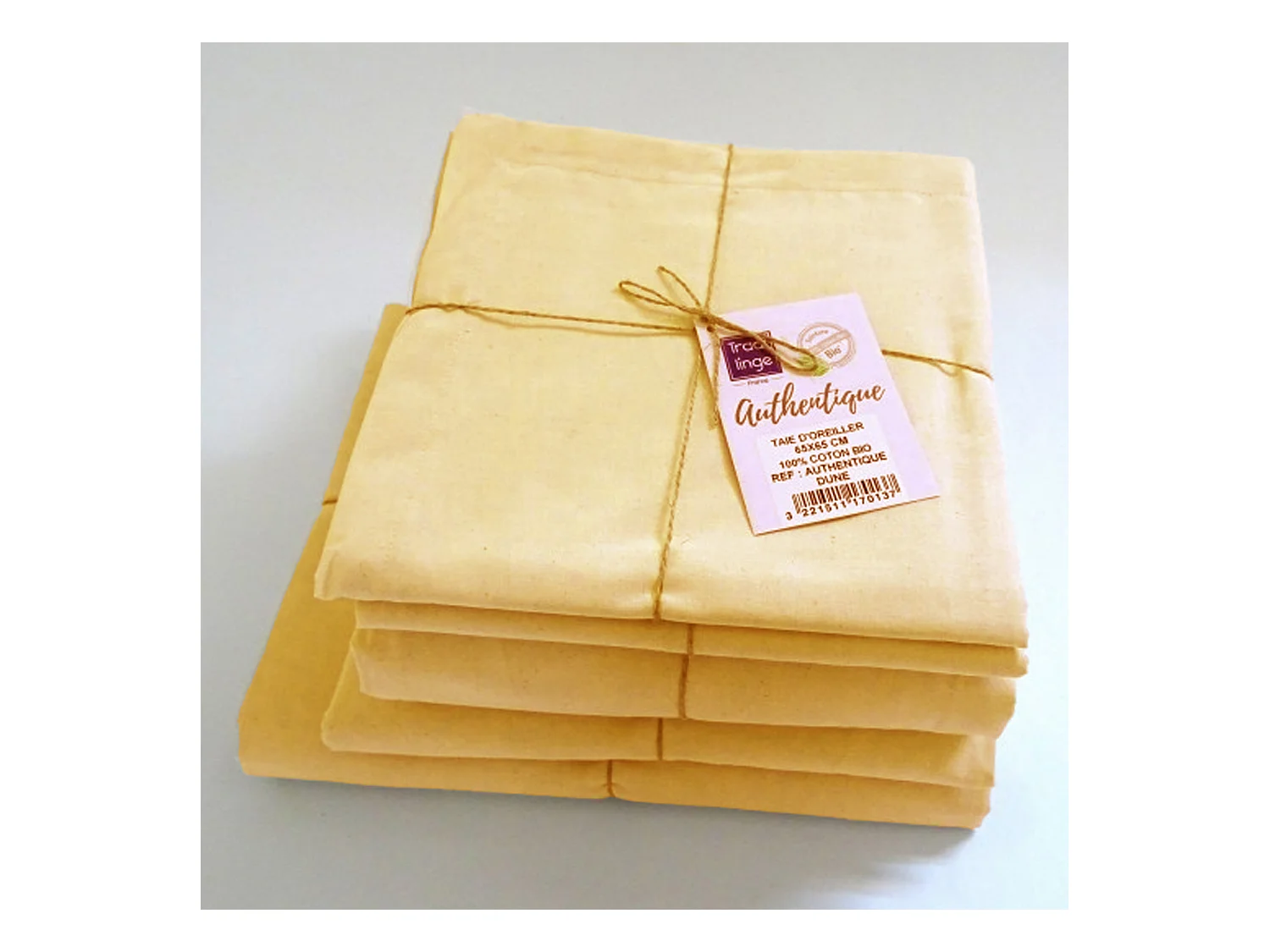 Drap plat en 100% coton biologique