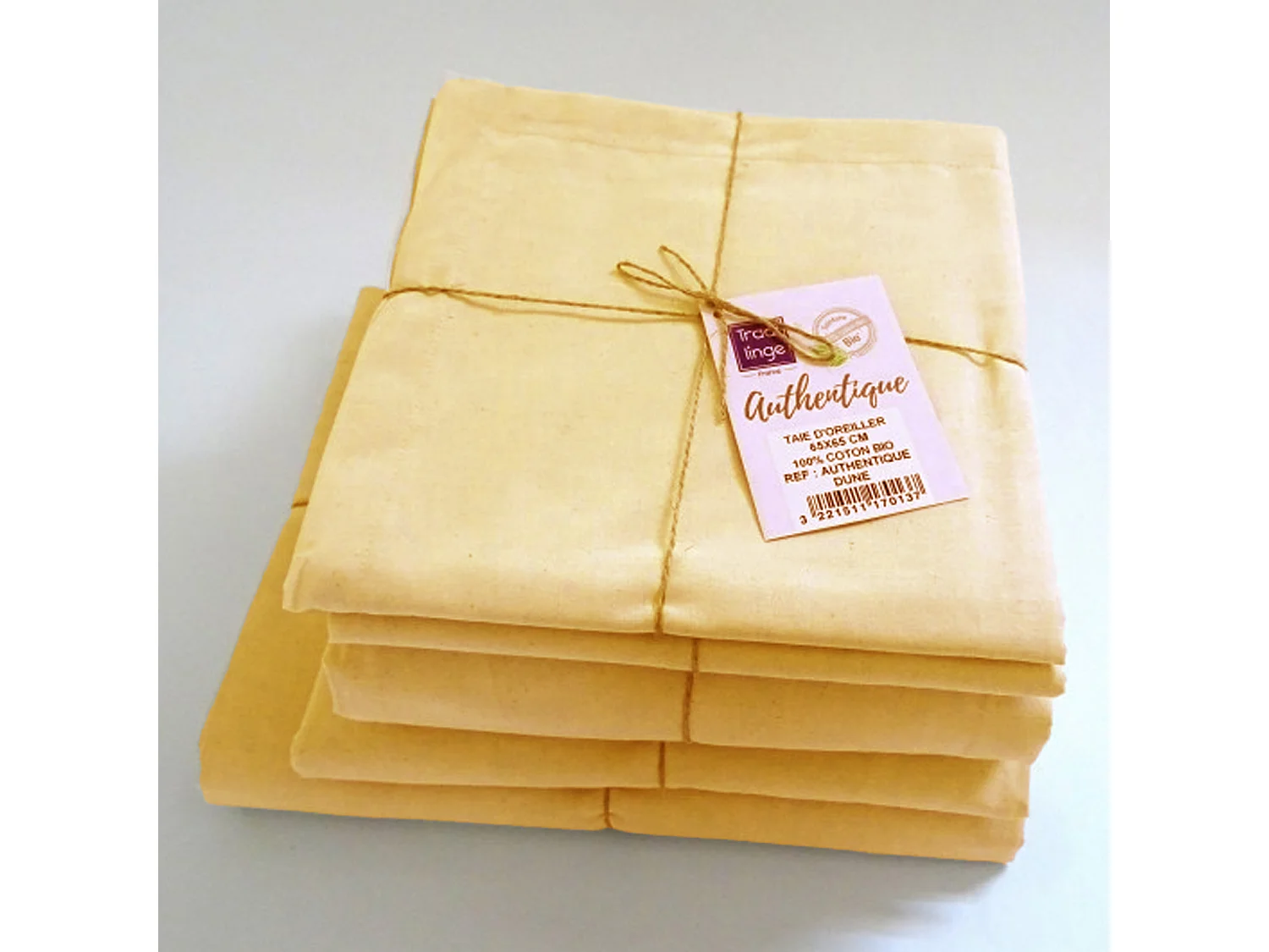 Sábana plana de algodón 100% orgánico 180 x 290 cm