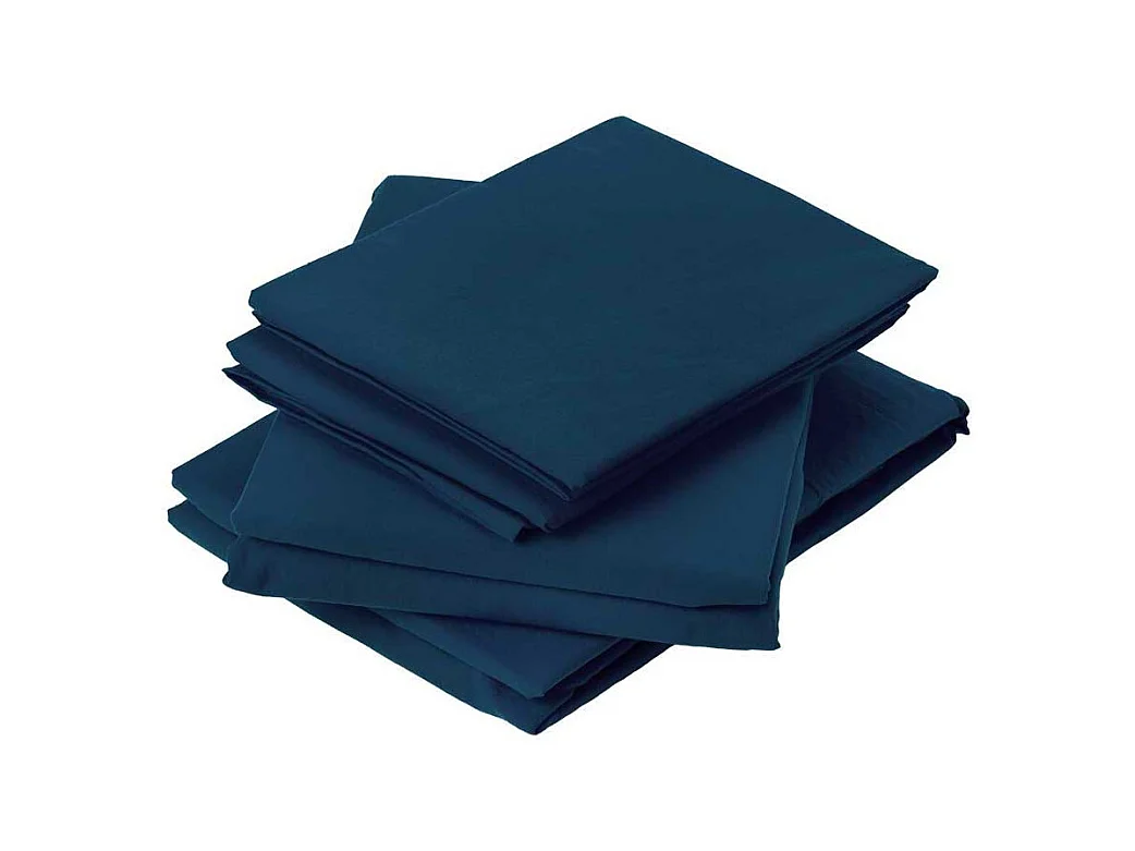 Drap Plat en Coton Lavé