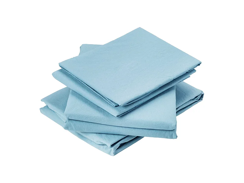 Drap Plat en Coton Lavé