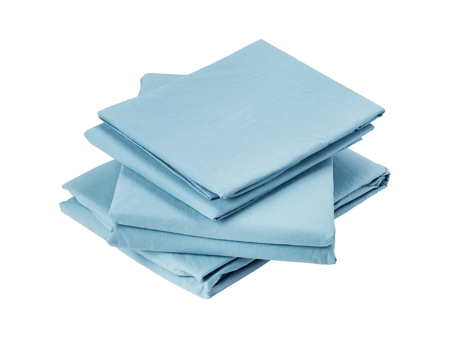 Drap Plat en Coton Lavé