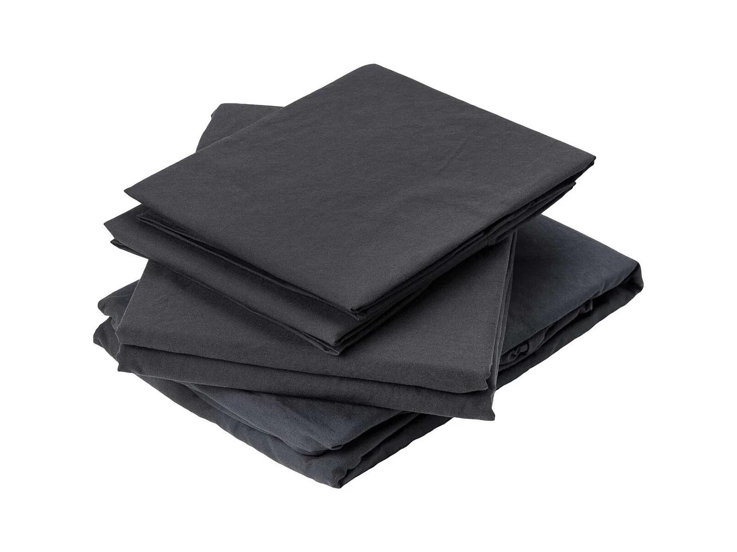 Drap Plat en Coton Lavé
