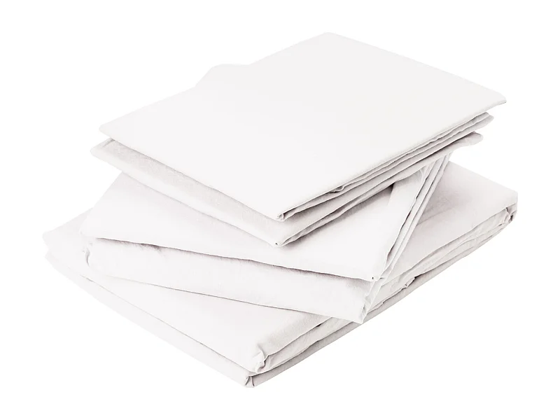 Drap Plat en Coton Lavé