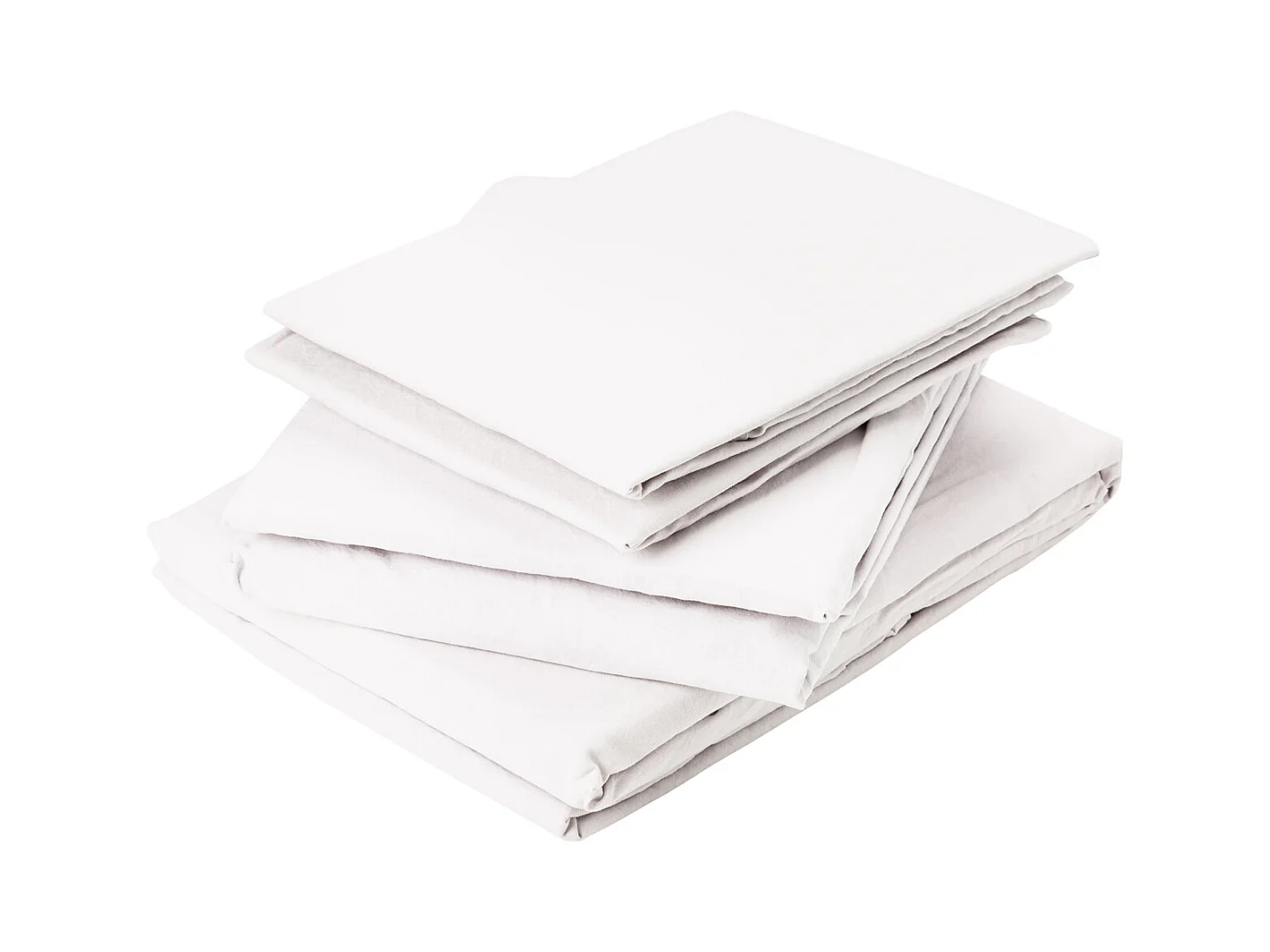 Drap Plat en Coton Lavé