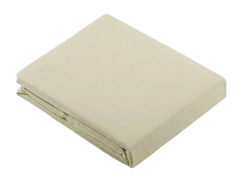 Drap Plat Uni en 100 % Coton