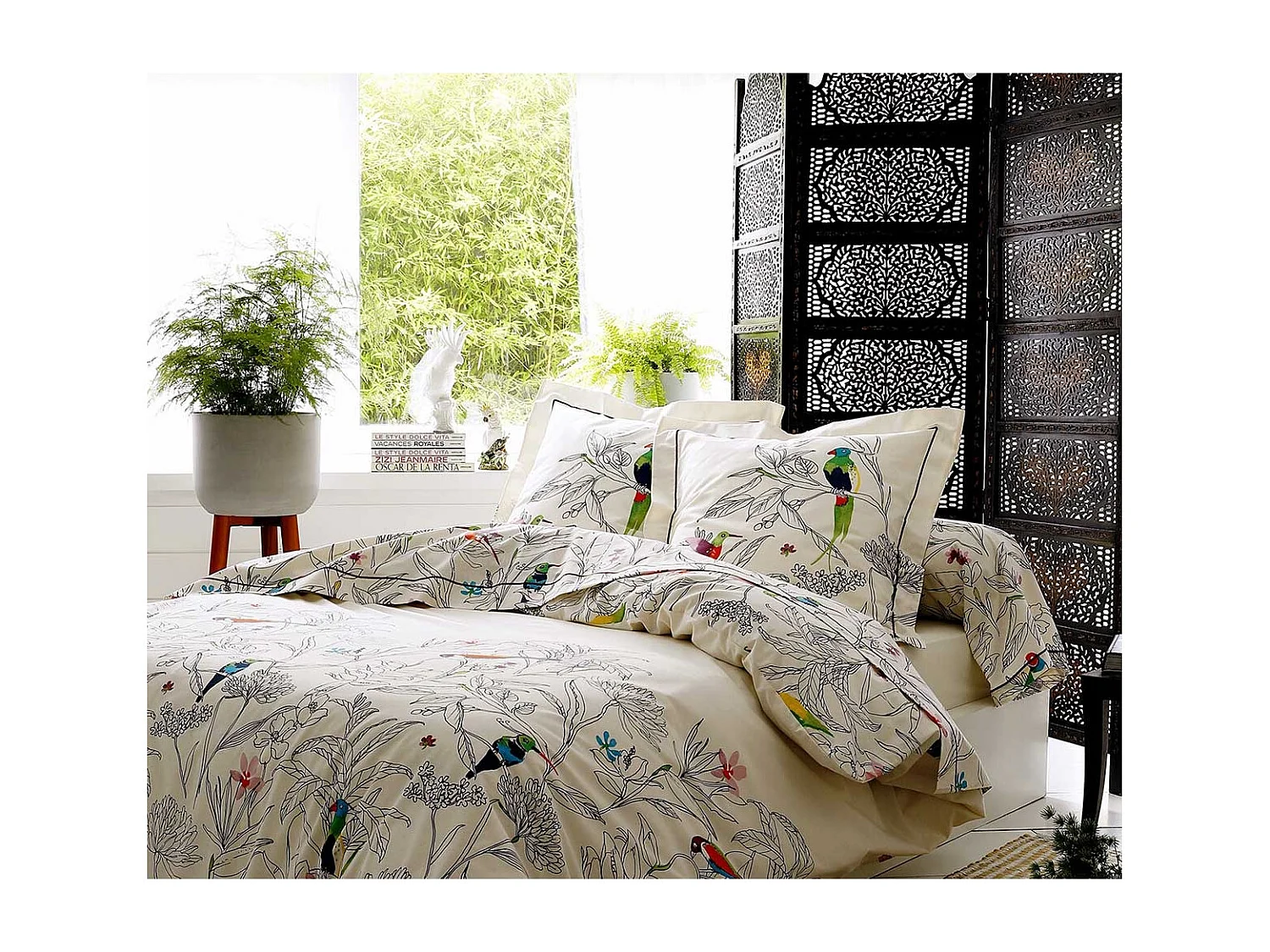 Drap plat faune et flore