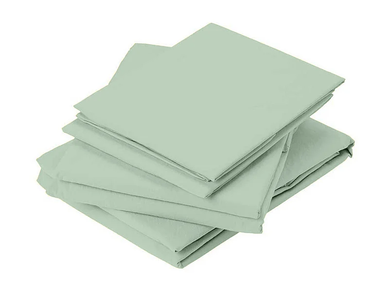 Drap Plat en Coton Lavé