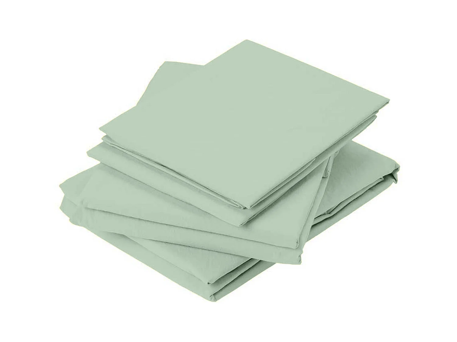 Drap Plat en Coton Lavé