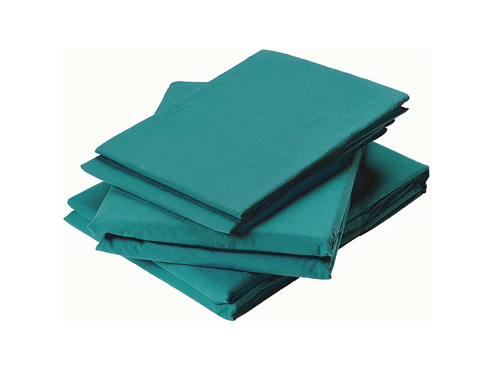 Drap Plat en Coton Lavé