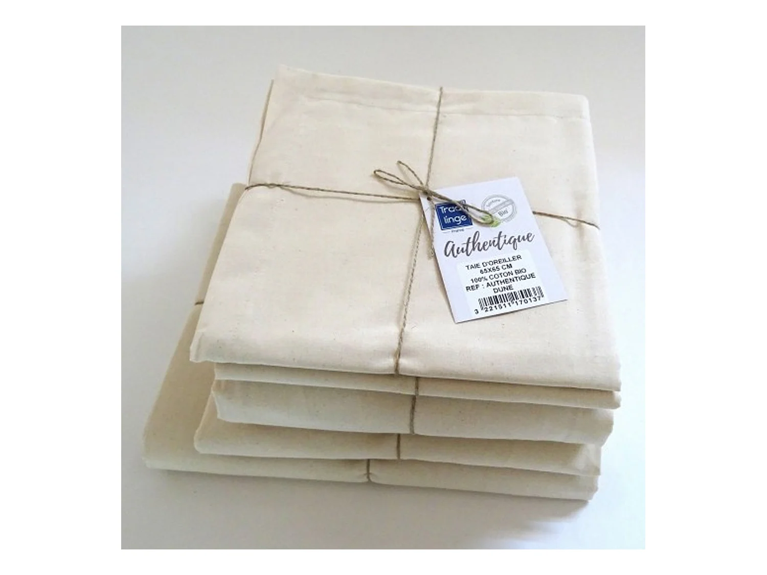 Drap plat en 100% coton biologique