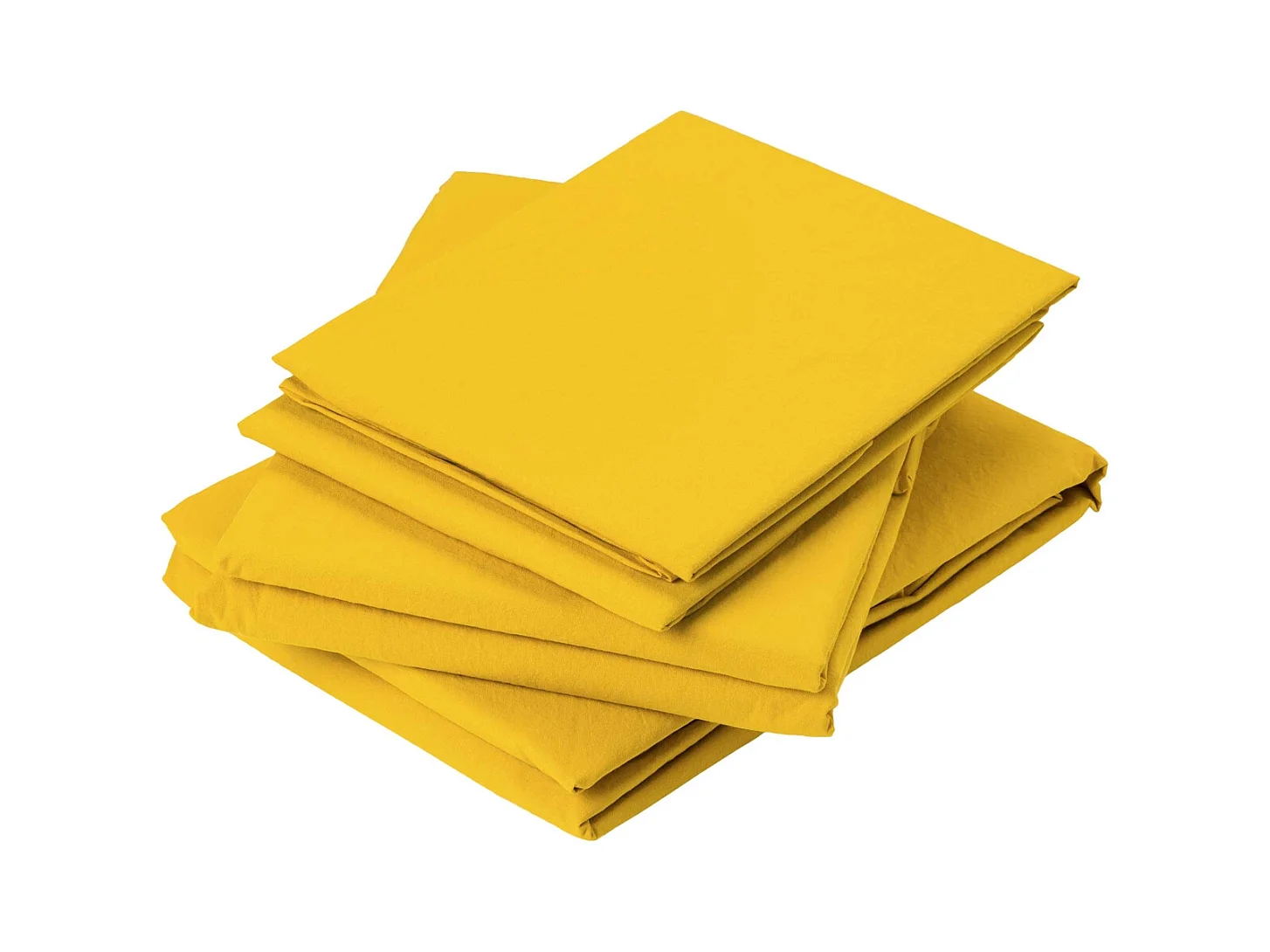 Drap Plat en Coton Lavé