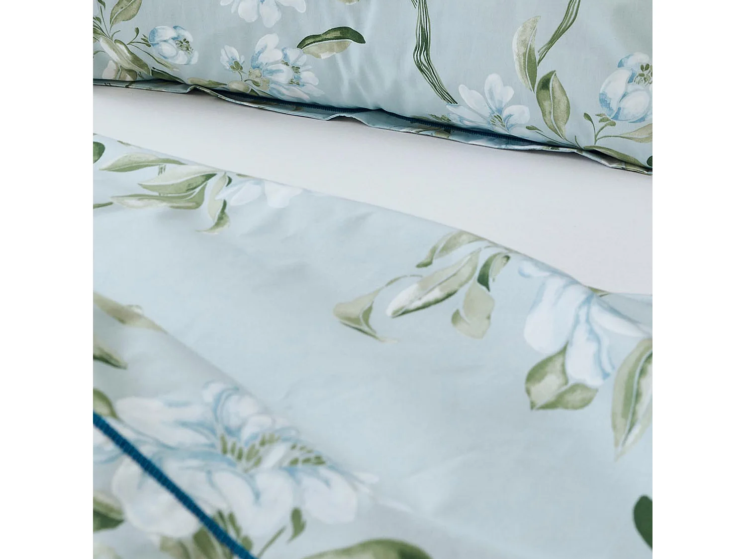 Drap plat en percale de coton au style anglais
