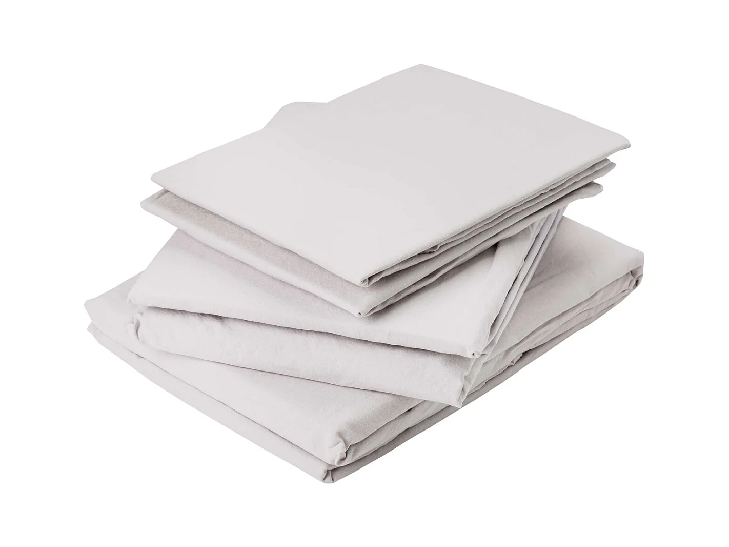 Drap Plat en Coton Lavé
