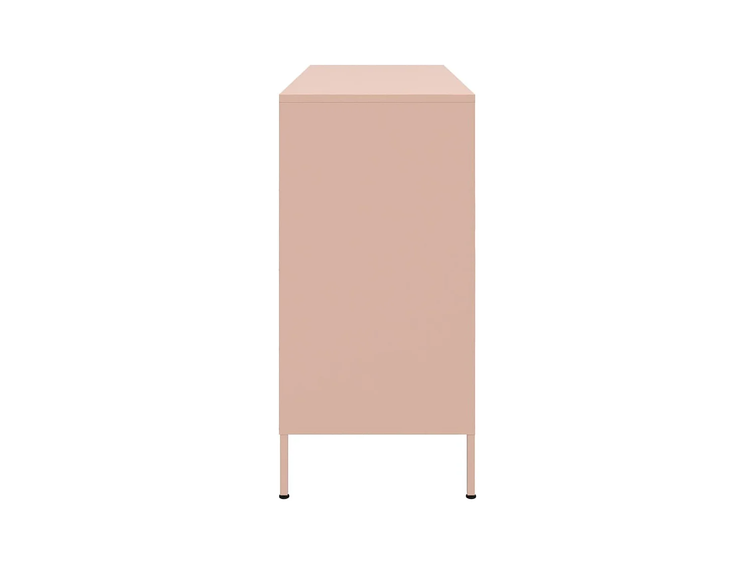 Buffet rose 100,5x39x79 cm acier