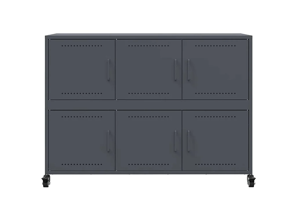 Sideboard Anthrazit 100,5x39x72 cm Stahl