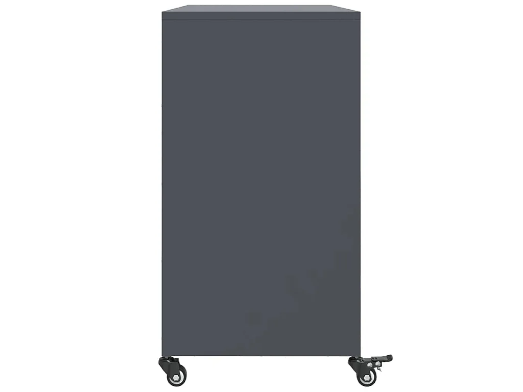 Sideboard Anthrazit 100,5x39x72 cm Stahl