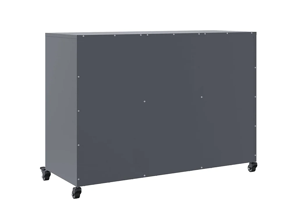 Sideboard Anthrazit 100,5x39x72 cm Stahl