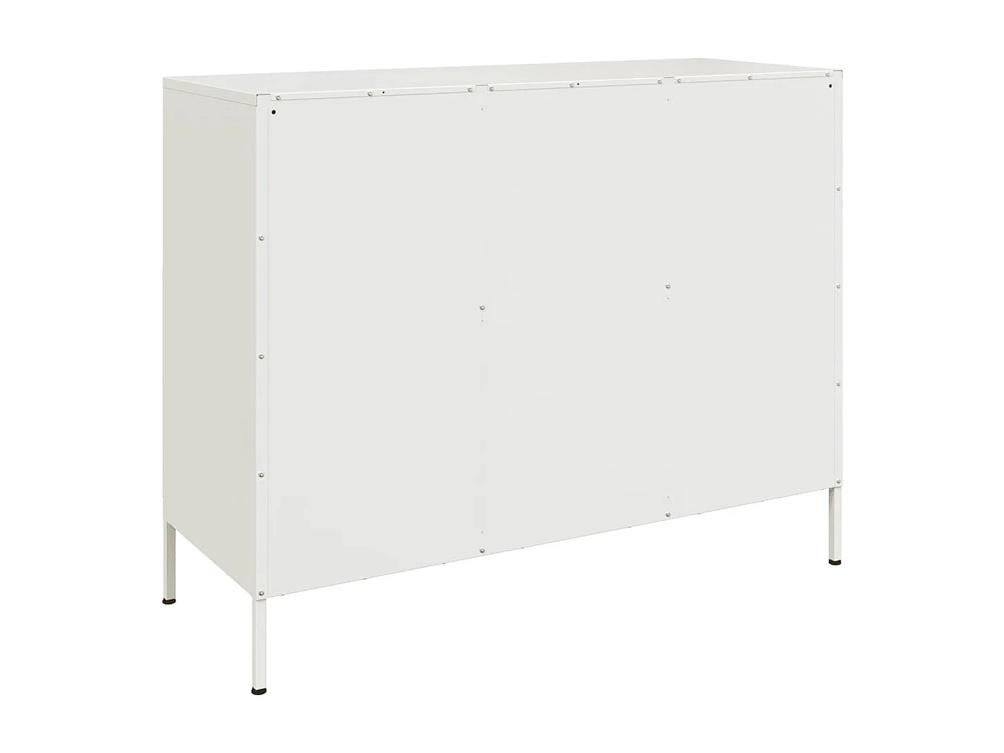 Sideboard Weiß 100,5x39x79 cm Stahl