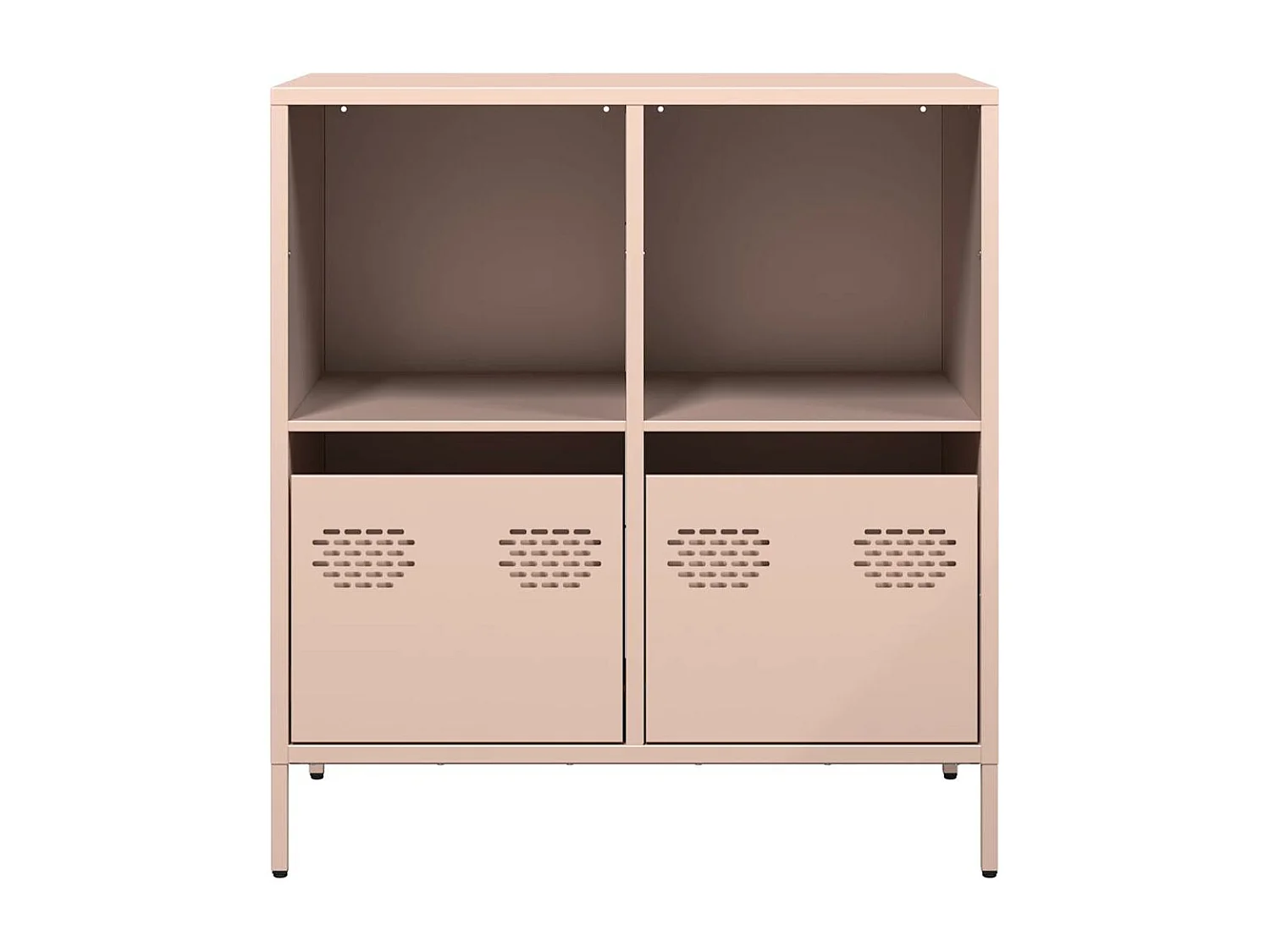 Buffet rose 68x39x73,5 cm acier laminé à froid