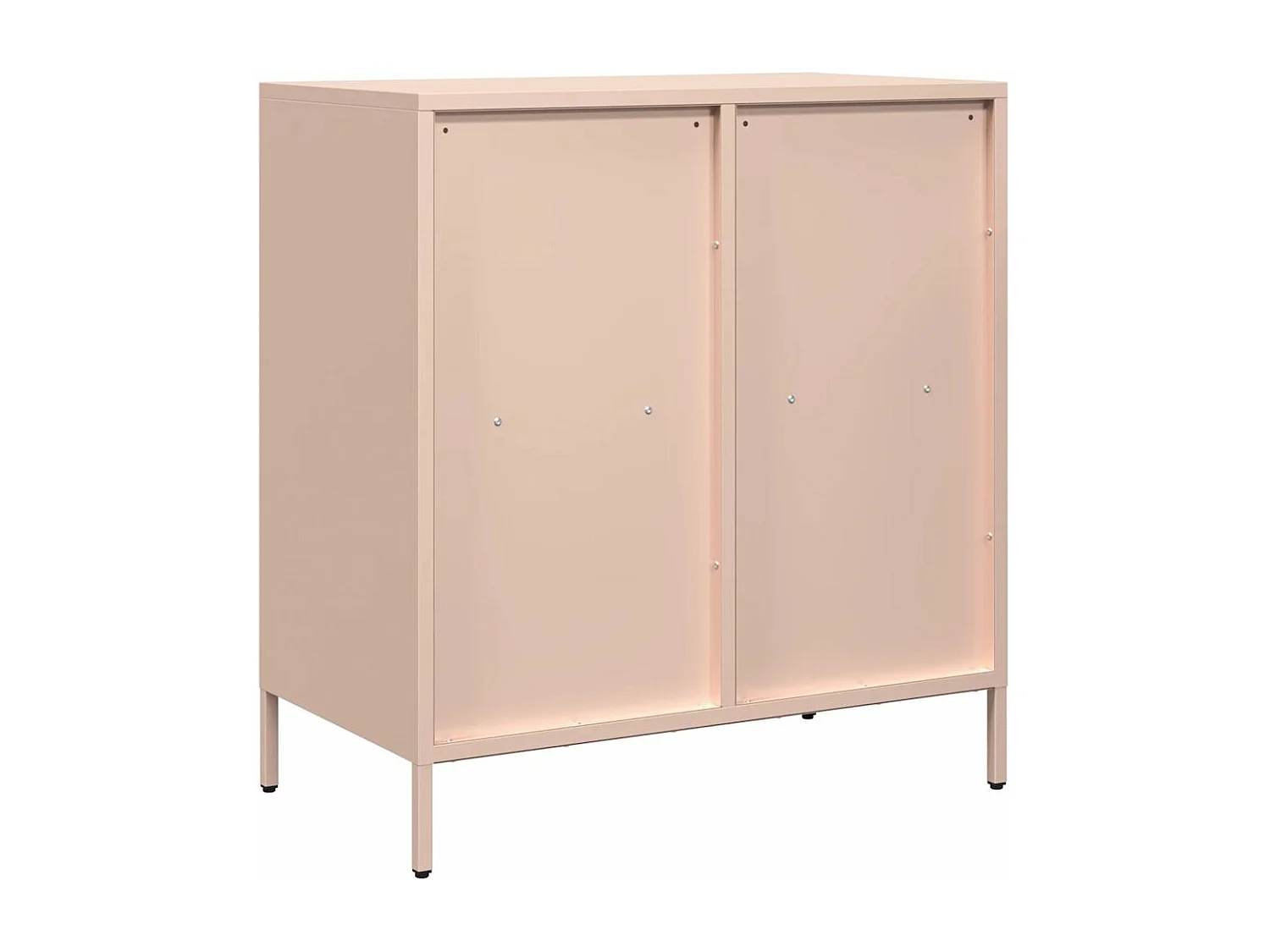 Buffet rose 68x39x73,5 cm acier laminé à froid