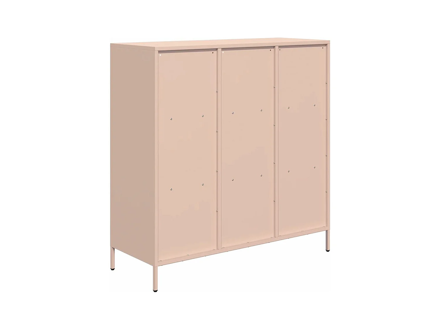 Highboard Rosa 101,5x39x103,5 cm Stahl