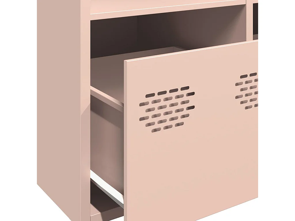 Highboard Rosa 101,5x39x103,5 cm Stahl