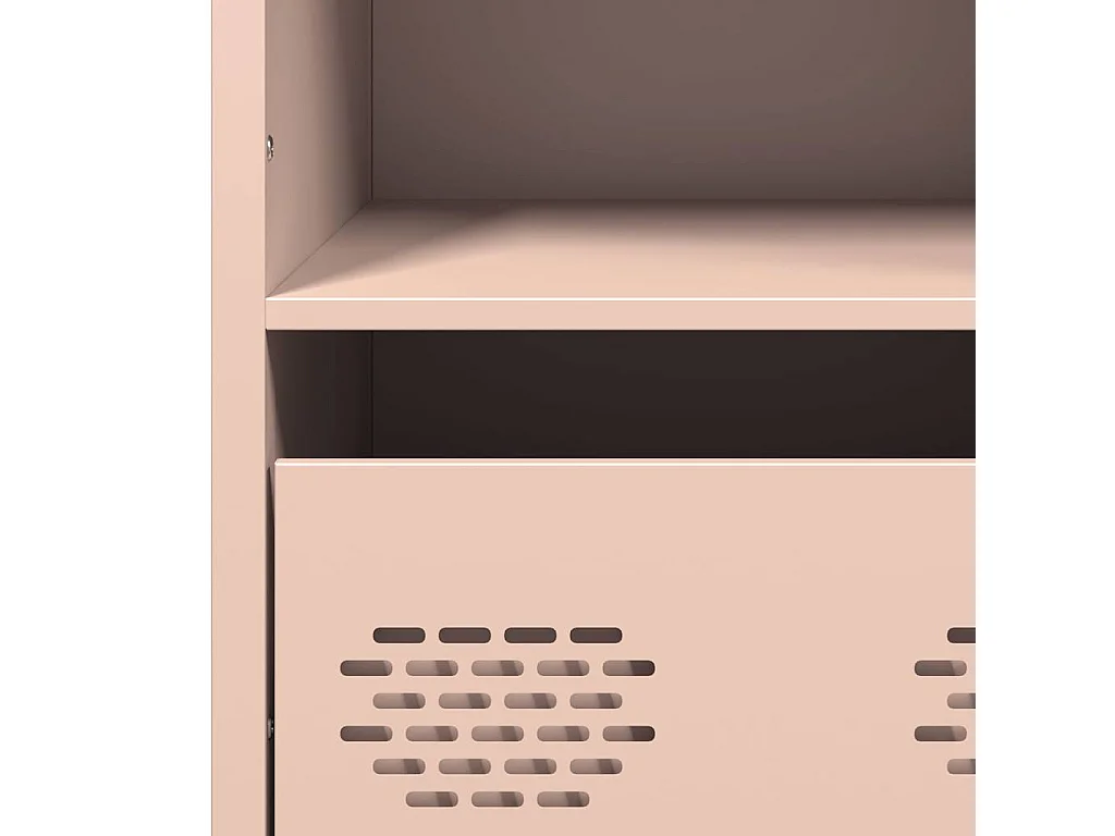 Highboard Rosa 101,5x39x103,5 cm Stahl