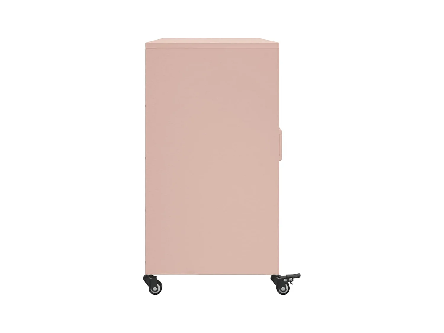 Buffet rose 100,5x39x72 cm acier