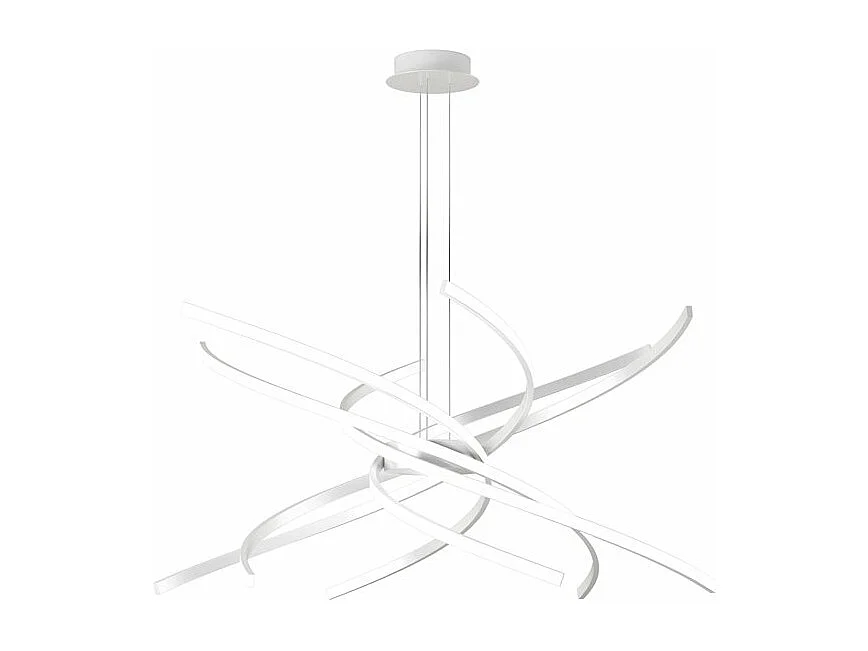 Tornado Sospensione D.80 Cm. Bianco Luce Naturale 3000K