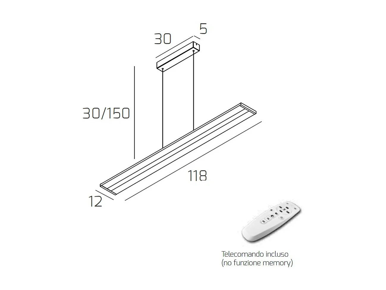 Sospensione Moderna Double Track Metallo Bianco E Diffusore Acrilico Led 40W