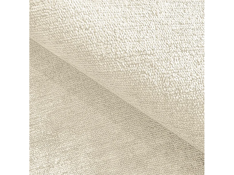 SENSI Fotel Relax z obrotem 360° i funkcją kołysania – Poduszka z pianki Lux, Beżowy, 104x46x119 cm