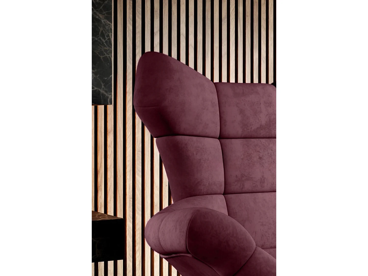 SENSI Relaxfauteuil met 360° draaibaar en schommelfunctie – Lux-schuimkussen, Kastanjebruin, 104x46x119 cm