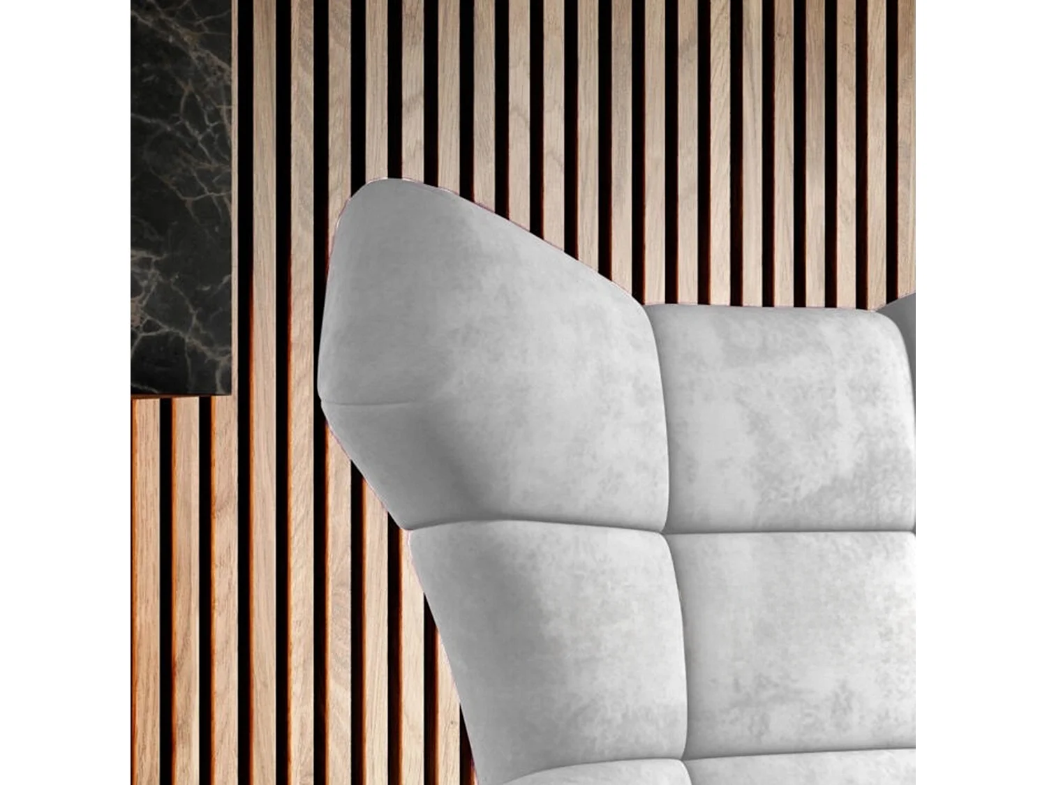 SENSI Relaxfauteuil met 360° draaibaar en schommelfunctie – Lux-schuimkussen, Essen, 104x46x119 cm