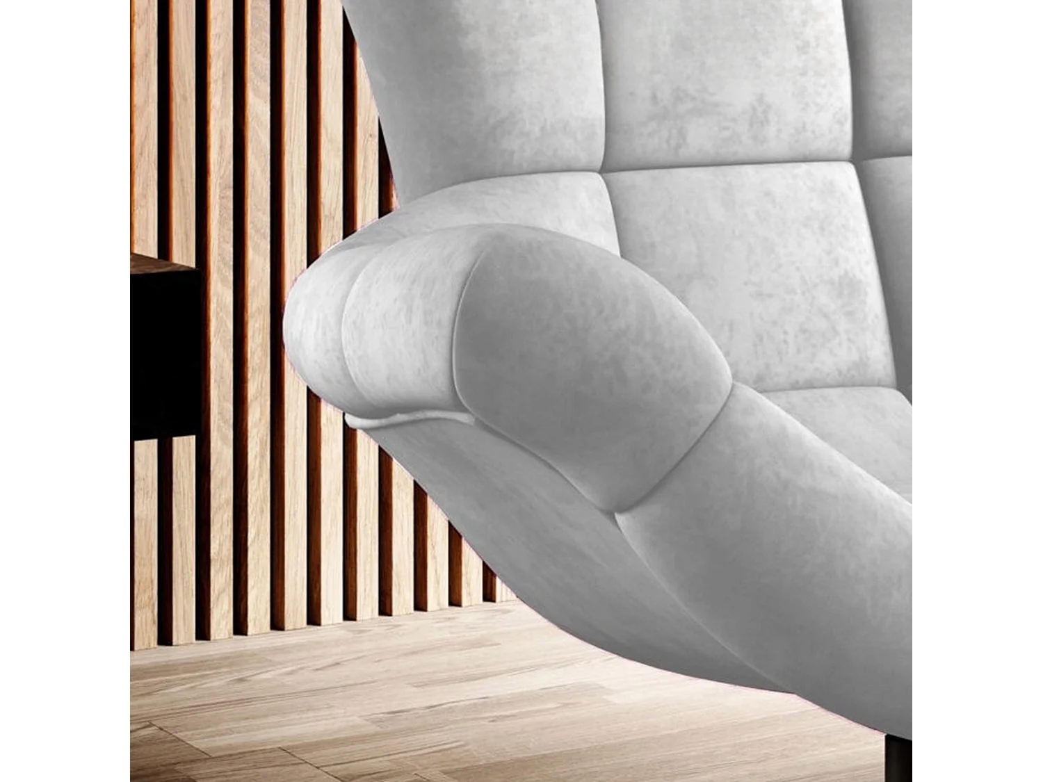 SENSI Relaxfauteuil met 360° draaibaar en schommelfunctie – Lux-schuimkussen, Essen, 104x46x119 cm