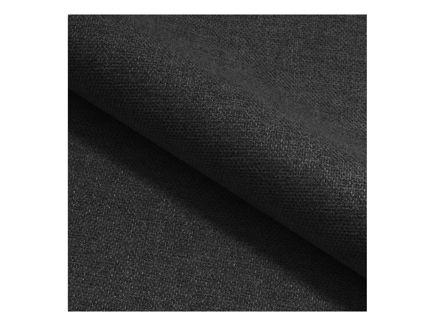 Gepolstertes Continentalbett ALMA – Elegantes Design aus Eichenholz, Höhe 65 cm, verchromte Enden, 180x200 cm – Farbe: Schwarz