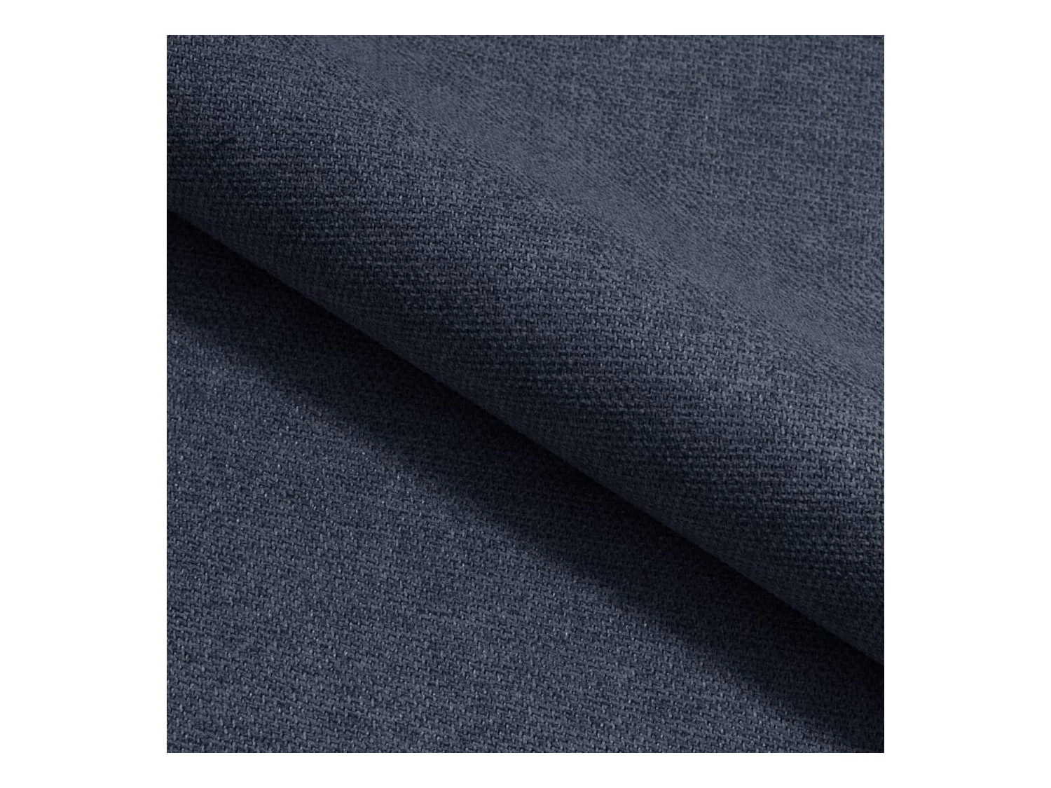 Gepolstertes Continentalbett ALMA – Elegantes Design aus Eichenholz, Höhe 65 cm, verchromte Enden, 180x200 cm – Farbe: Blau