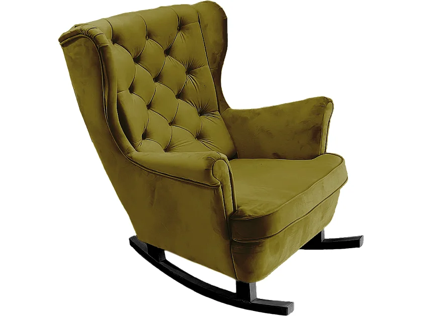Relaxfauteuil met Gestoffeerde Zitting en Armleuningen, TV Fauteuil 102x81x95cm Groen_29846
