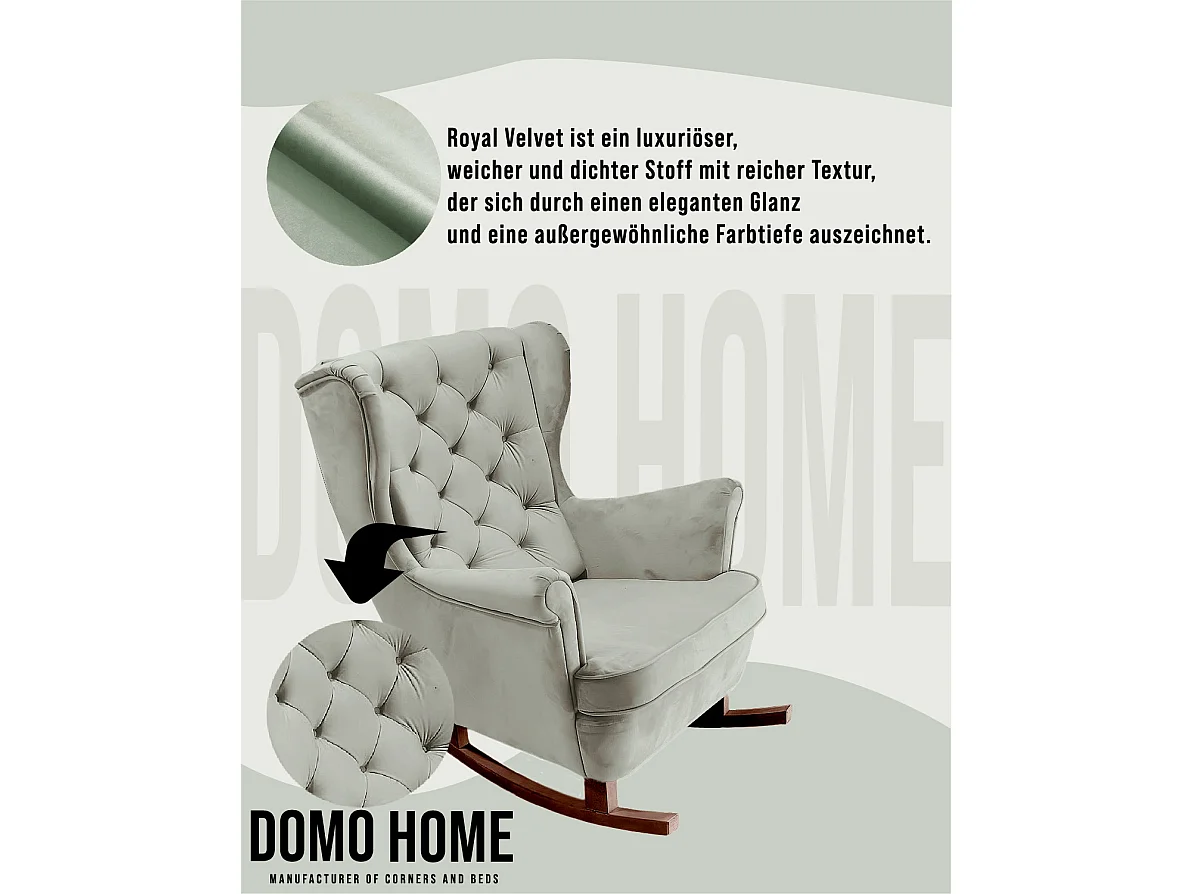 Fotel Relax z Tapicerowanym Siedzeniem i Podłokietnikami, Fotel TV 102x81x95cm Popiel_29856