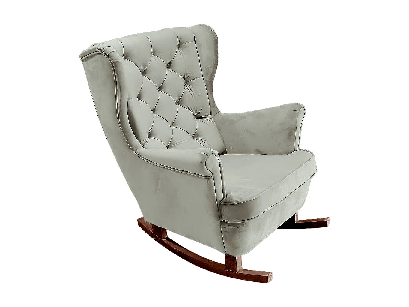 Fauteuil Relax avec accoudoirs et siège rembourré, fauteuil de salon, 102x81x95cm Cendre_29856