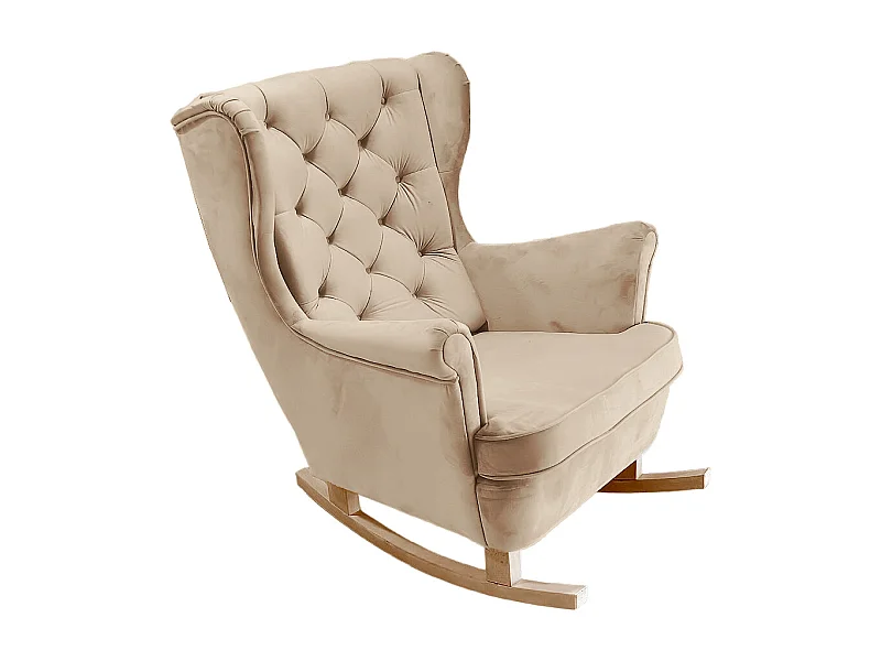 Fotel Relax z Tapicerowanym Siedzeniem i Podłokietnikami, Fotel TV 102x81x95cm Cappuccino_29812