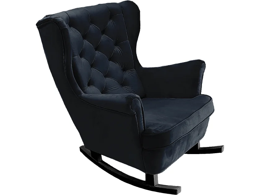 Relaxfauteuil met Gestoffeerde Zitting en Armleuningen, TV Fauteuil 102x81x95cm Zwart_29863